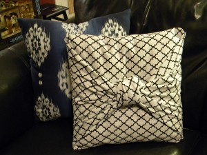 Monday Mini Project: No Sew Pillow Cover