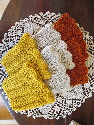 Free Crochet Boot Cuff Pattern