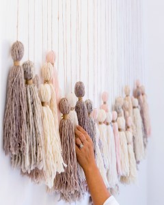 A #DIY Tassel Wall Hanging