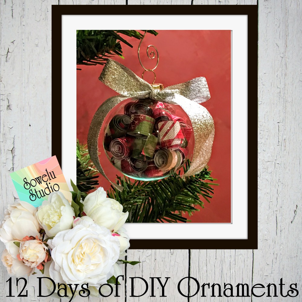 12 Days of DIY Christmas Ornaments ~ Day One