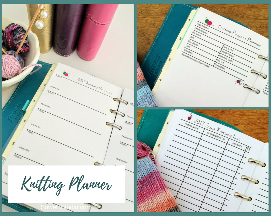 Knitting Project Planner ~ A Free Printable – Sowelu Studio