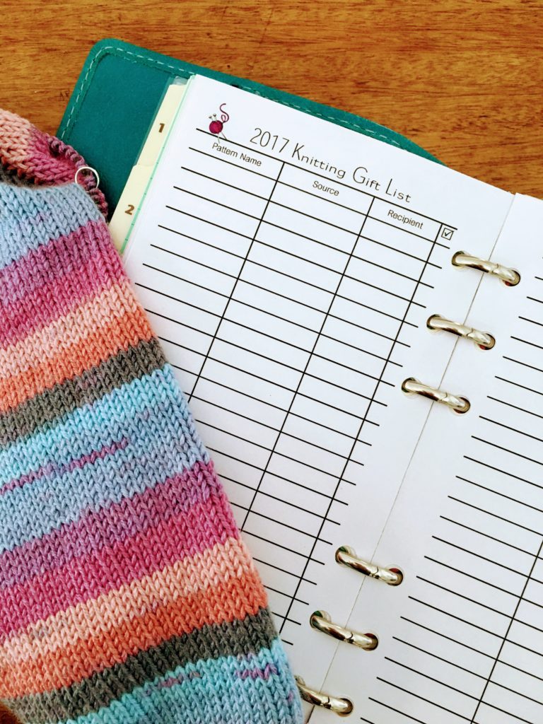 Knitting Project Planner A Free Printable Sowelu Studio