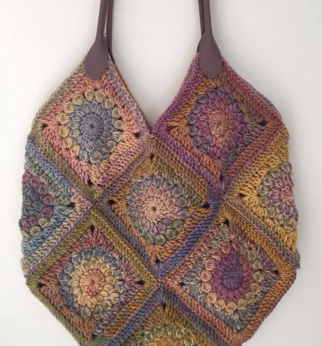 Sunburst Crochet Bag