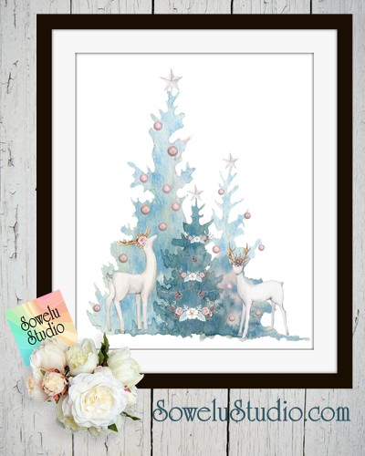 Winter Wonderland 8x10 Printable (Free) Christmas Decor