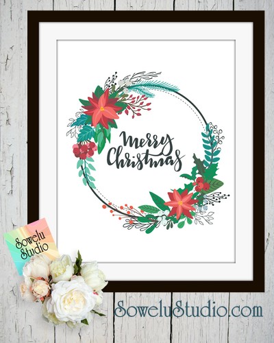 FREE Merry Christmas 8x10 Printable