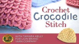 Conquer the crocodile stitch! Create incredible texture with skills for scales, shaping, unique edgings and fun embellishments.